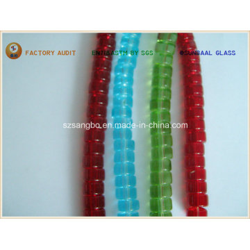 Abaci Shape Glass Bead